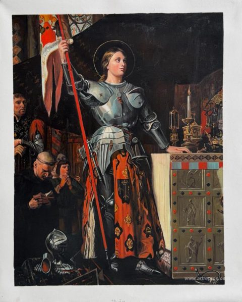 This painting, hand-painted by our artists
