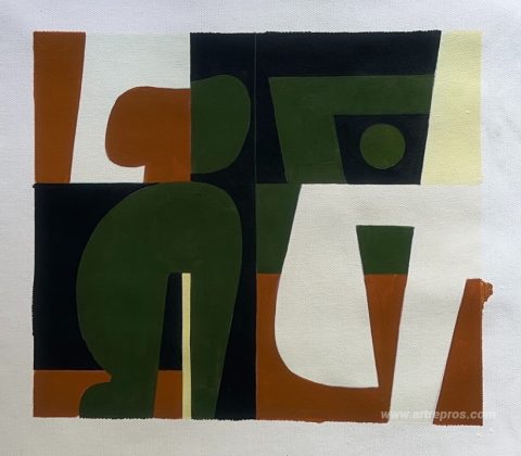 This painting, hand-painted by our artists