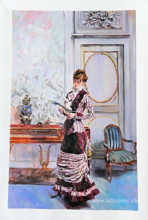 This painting, hand-painted by our artists