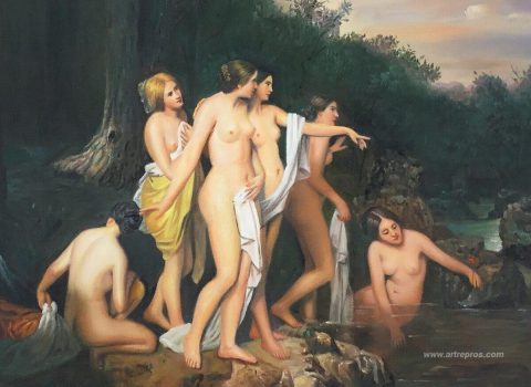 This painting, hand-painted by our artists
