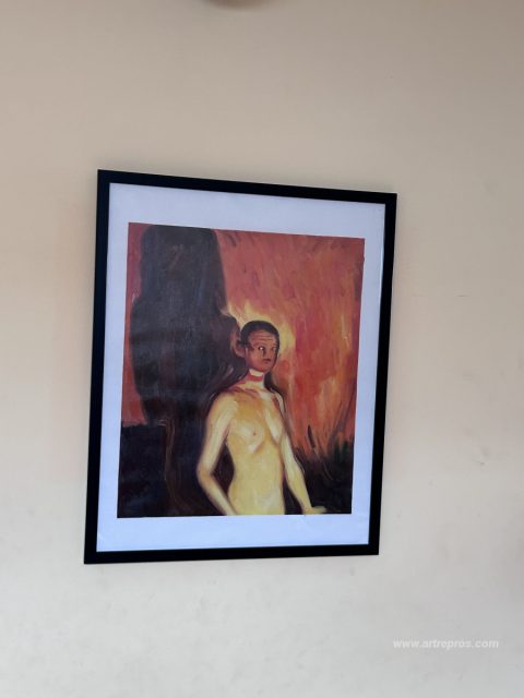 This painting, hand-painted by our artists