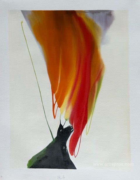 This painting, hand-painted by our artists