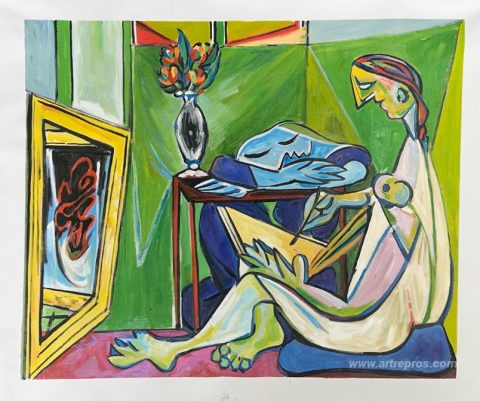 This painting, hand-painted by our artists