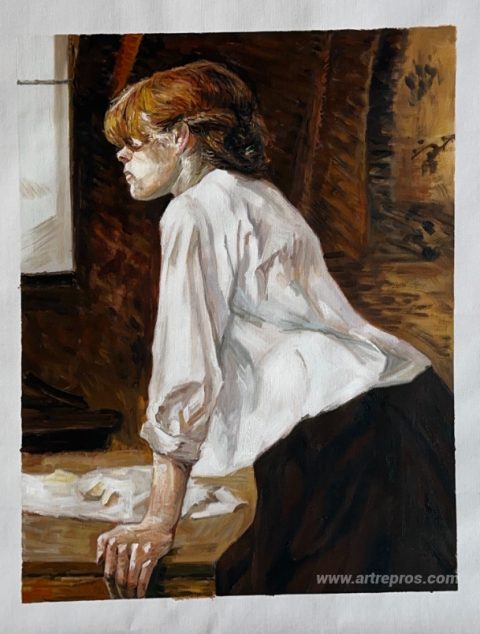 This painting, hand-painted by our artists