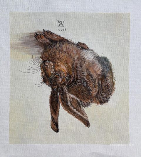 This painting, hand-painted by our artists