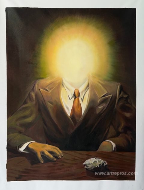 This painting, hand-painted by our artists