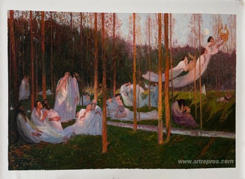 This painting, hand-painted by our artists