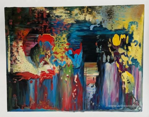 This painting, hand-painted by our artists