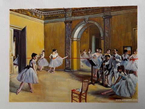This painting, hand-painted by our artists