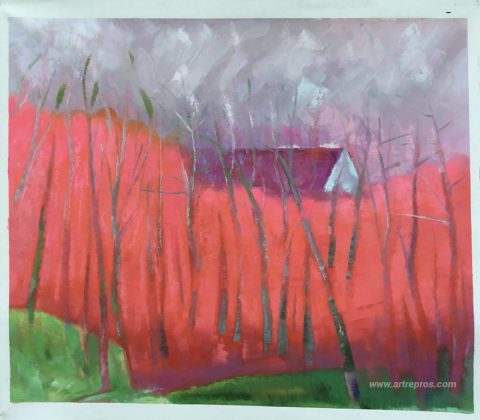 This painting, hand-painted by our artists