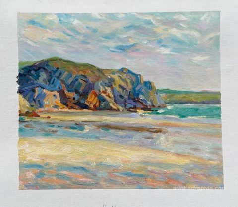 This painting, hand-painted by our artists