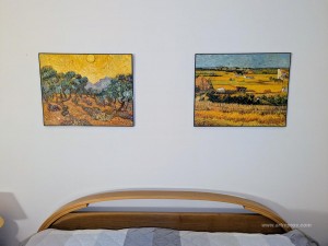 Harvest at La Crau, with Montmajour in the Background
