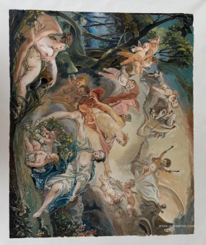 Apollo Revealing his Divinity to the Shepherdess Isse