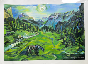 Dolomite Landscape: Tre Croci
