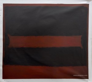 Black on Maroon