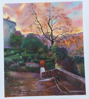 Garden of Spanish Farmhouse