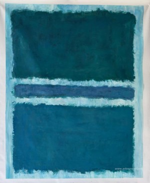 Untitled (Blue Divided by Blue)