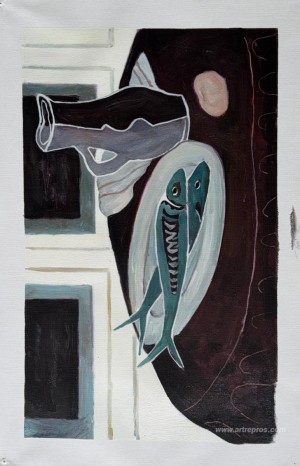 Bottle and Fish