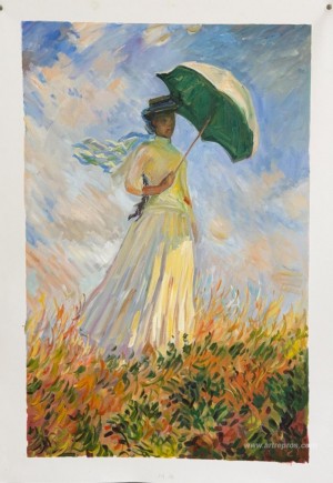 Woman with a Parasol, Facing Right (also known as Study of a Fig