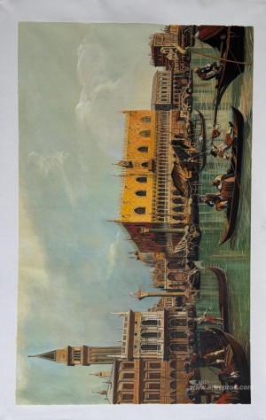 A View In Venice From The Punta Della Dogana Towards San-Giorgio