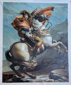 Napoleon Crossing the Alps at the St Bernard Pass, 20th May 1800