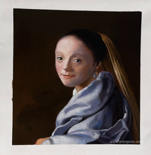 Study of a young woman