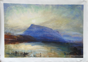 The Blue Rigi Lake of Lucerne Sunrise