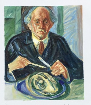 Self-Portrait with Cod's Head