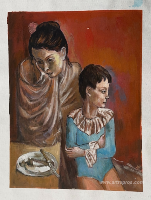 Mother and child (Baladins) 