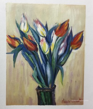 Vase of Tulips