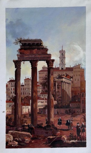 Rome: Ruins of the Forum, Looking towards the Capitol