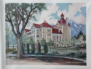 The Old Building in Stand of Trees