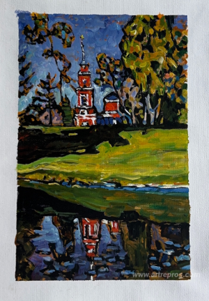 Okhtyrka. Red Church.