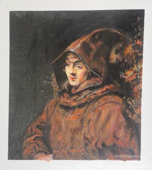 Titus van Rijn in a Monk`s Habit