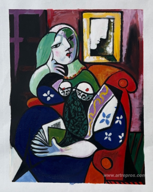 Woman with book