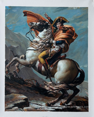 Napoleon Crossing the Alps at the St Bernard Pass, 20th May 1800