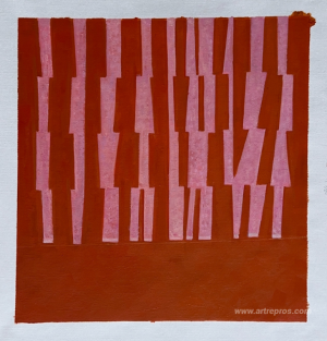 Pink and Orange from the series Line Form Color 