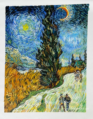 Road with Cypresses