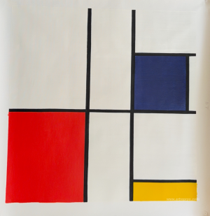 Composition C (No.III) with Red, Yellow and Blue