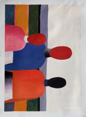 Three Woman Figures
