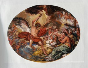 Genius Calling Forth the Fine Arts to Adorn Manufactures and Com