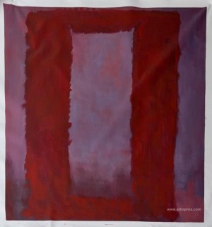 Red on Maroon 