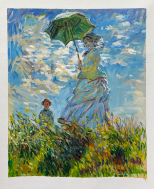 The Promenade, Woman with a Parasol