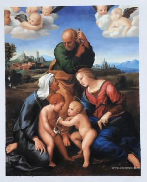 The Holy Family with Saints Elizabeth and John