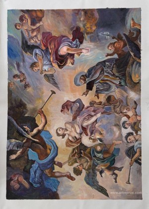 Saint Cajetan Appeasing Divine Anger