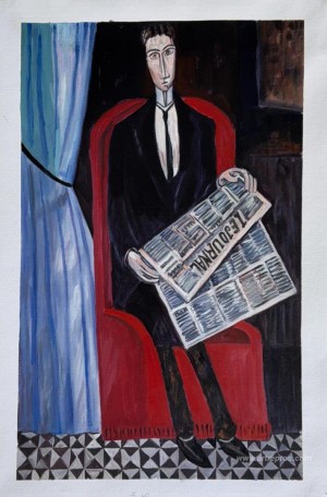 Portrait of a Man With a Newspaper
