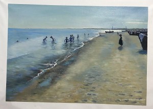 Summer Day on Skagen's Southern Beach