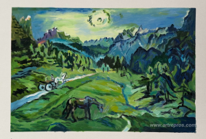 Dolomite Landscape: Tre Croci